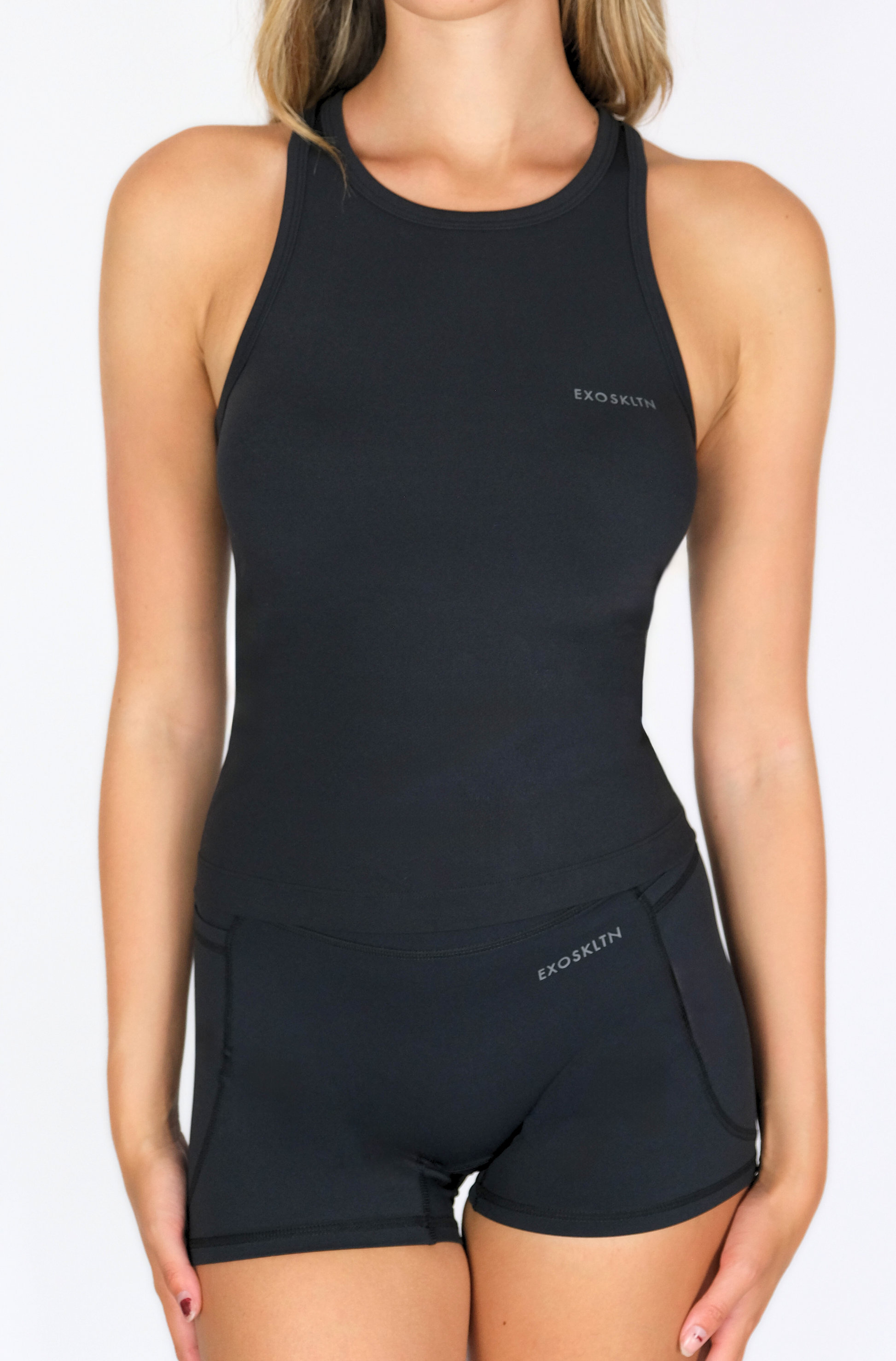 RACERBACK TANK TOP BLACK