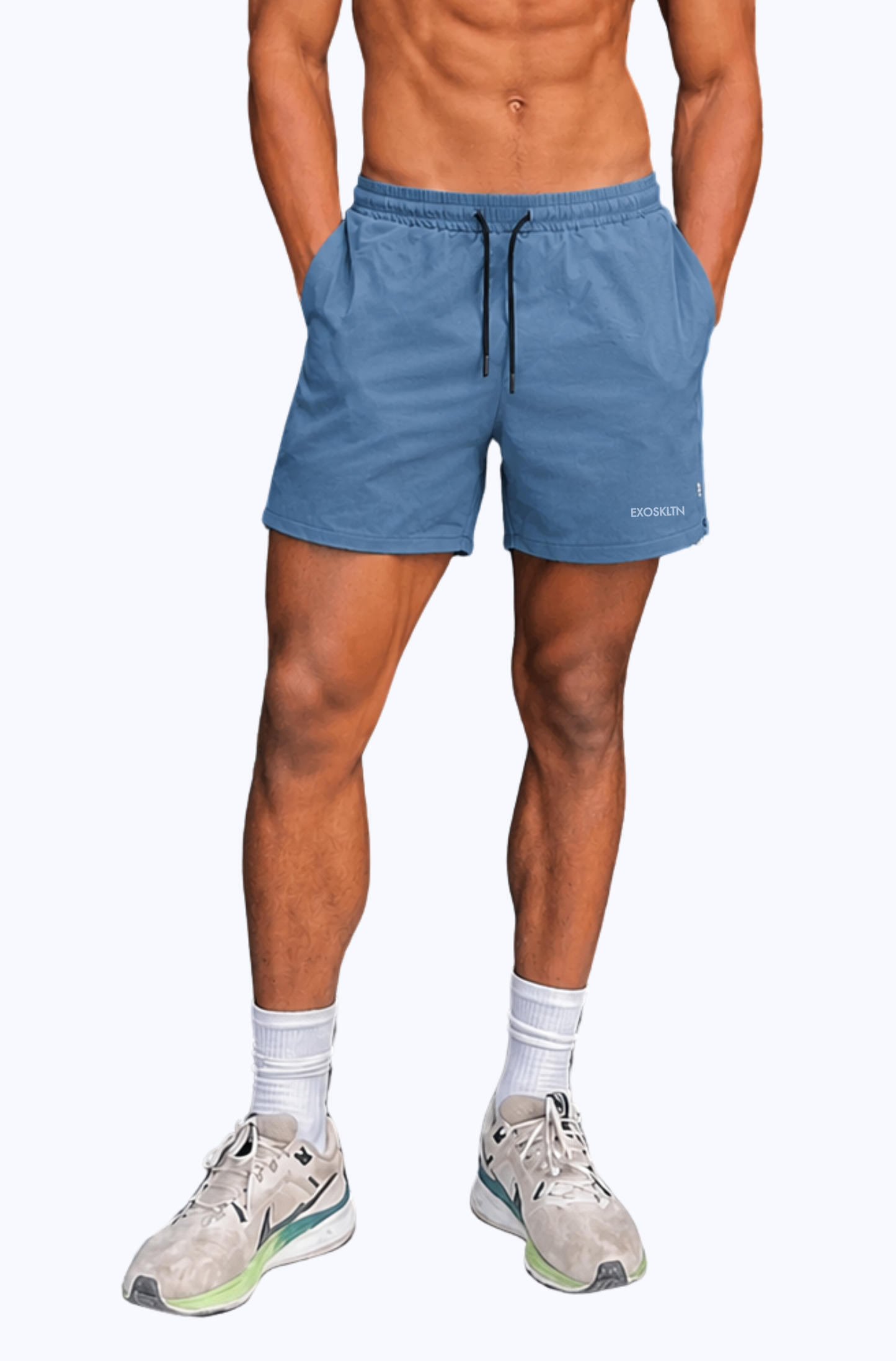 VELOCITY 5" SHORTS SLATE BLUE