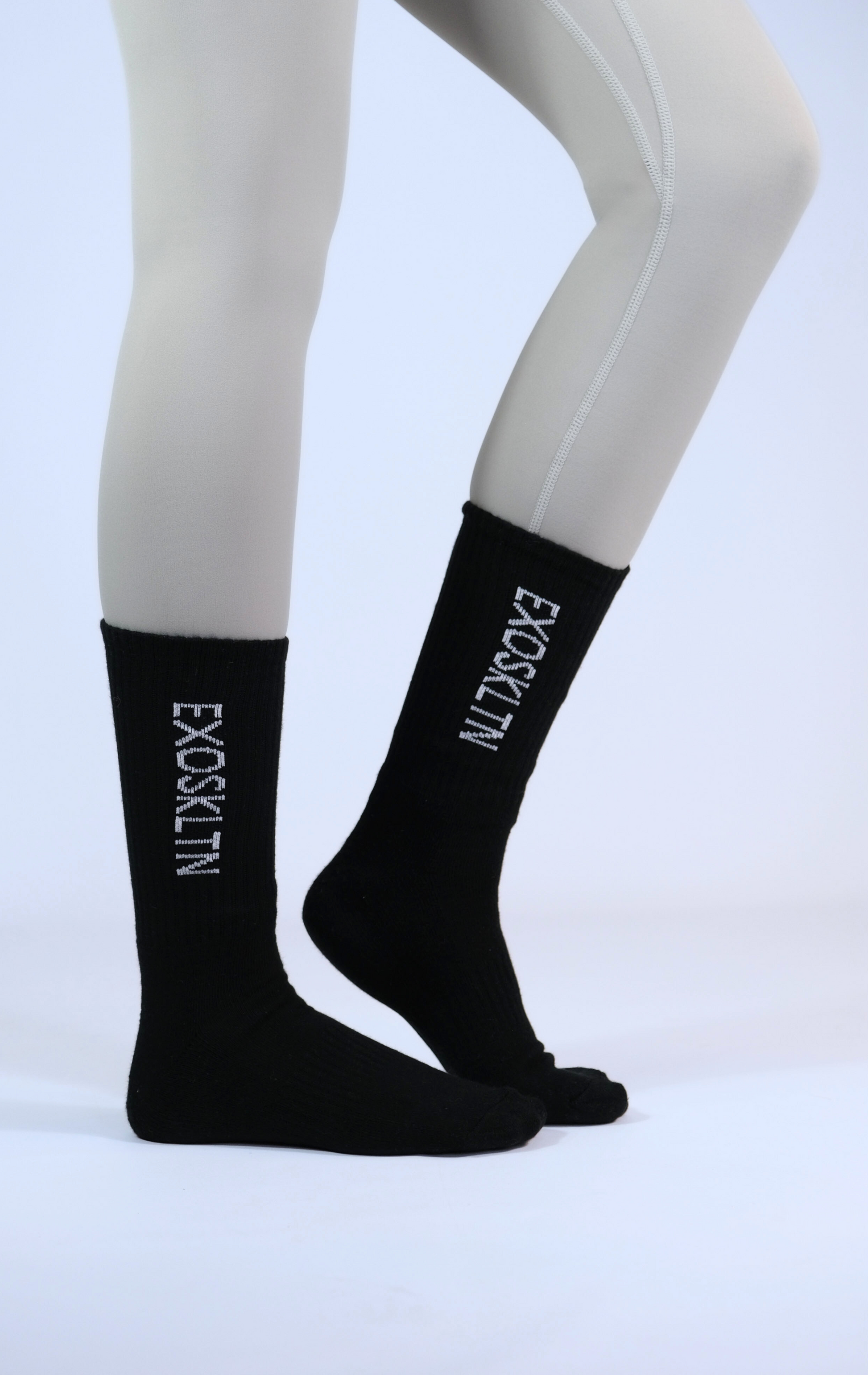 PERFORMANCEMAX SPORTS CREW SOCKS BLACK - UNISEX