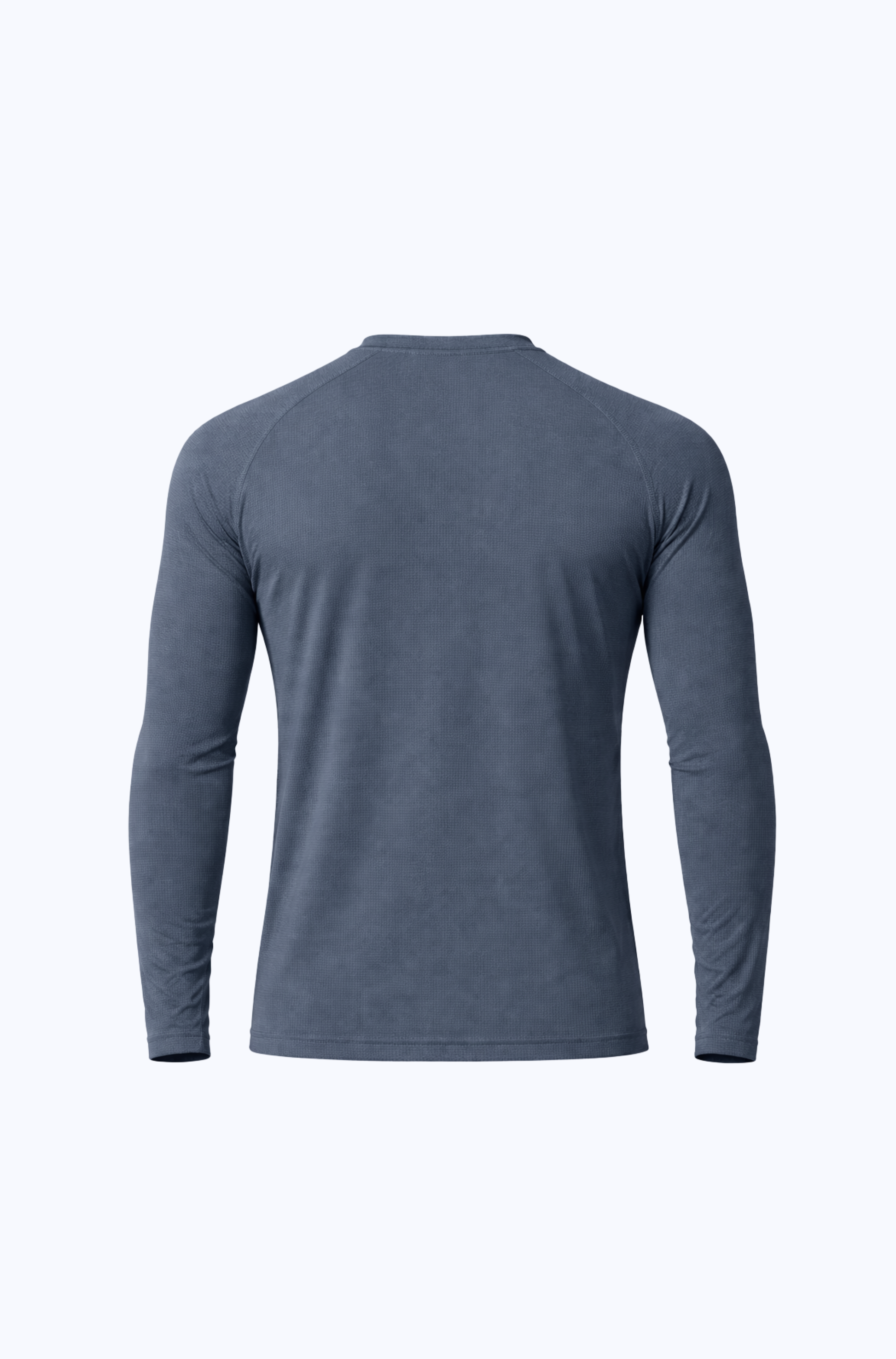 MUSCLE FIT LONG SLEEVE SLATE GRAY