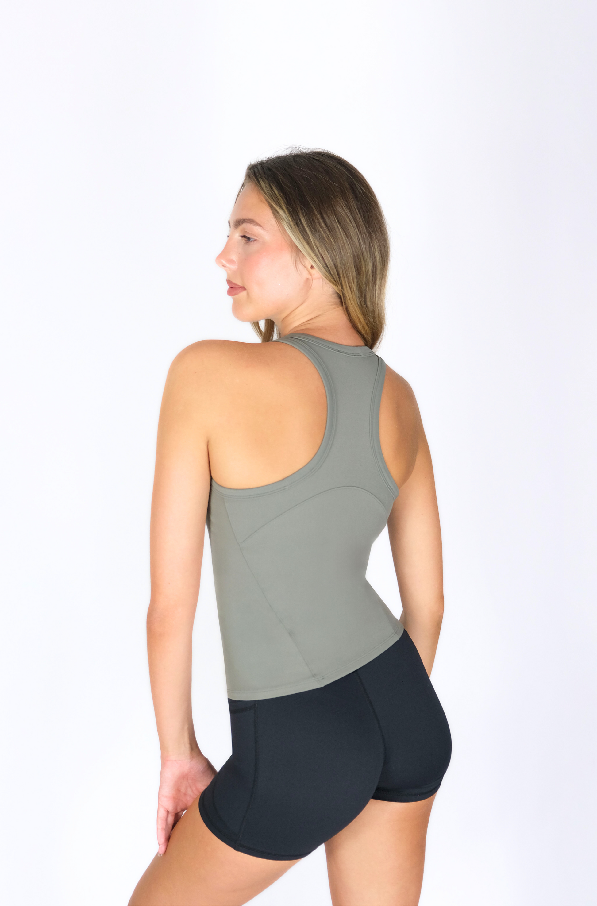RACERBACK TANK TOP GREEN