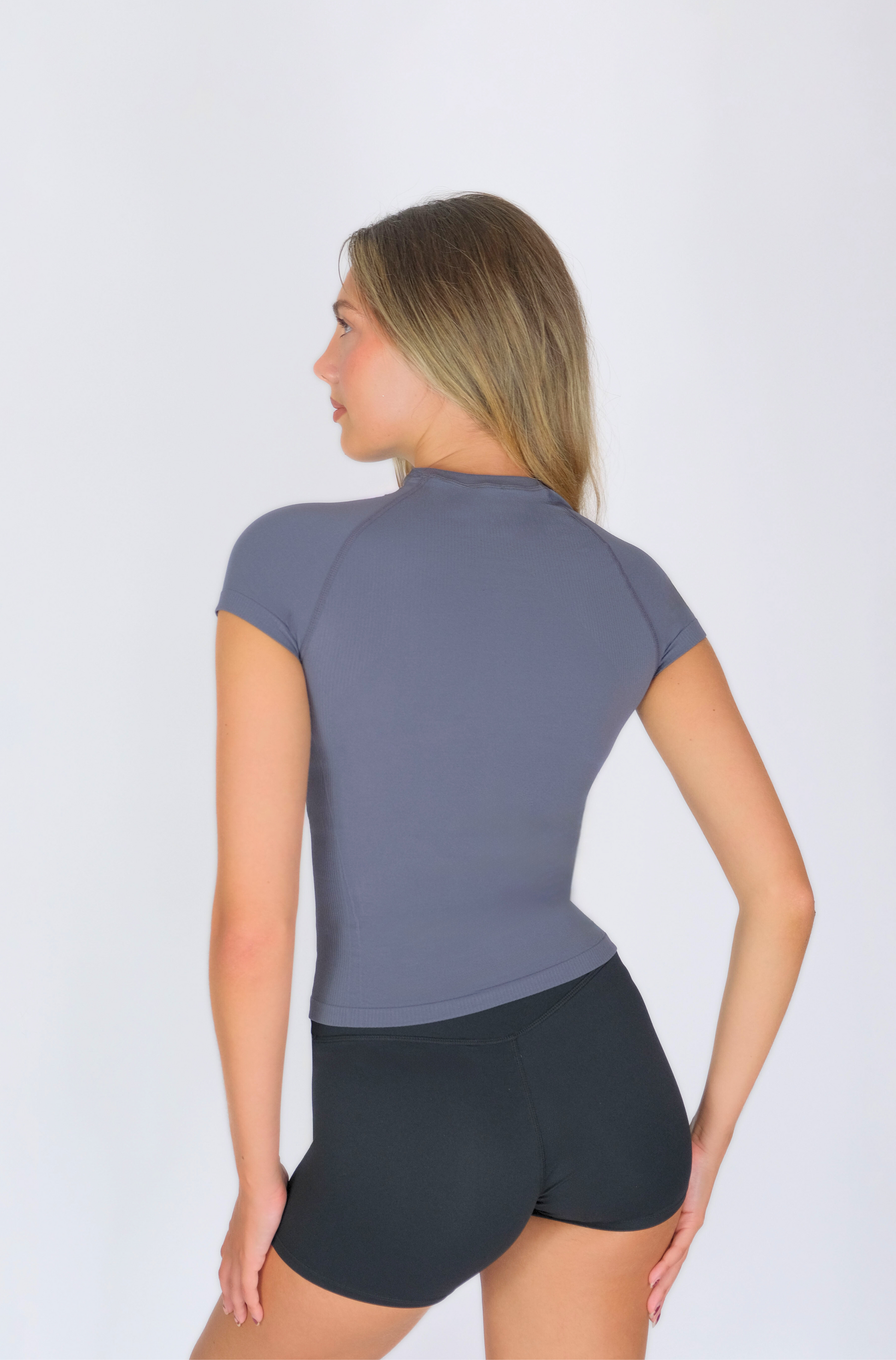 EXOFORM FITTED TOP SLATE BLUE