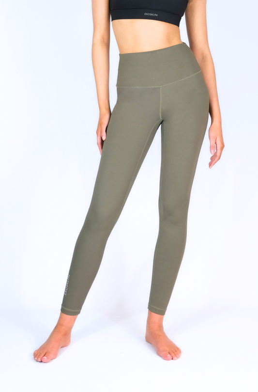 EXOPRO SPORT LEGGINGS OLIVE GREEN