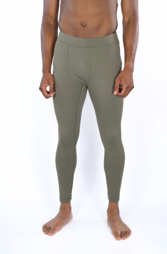 EXOPRO SPORT LEGGINGS OLIVE GREEN
