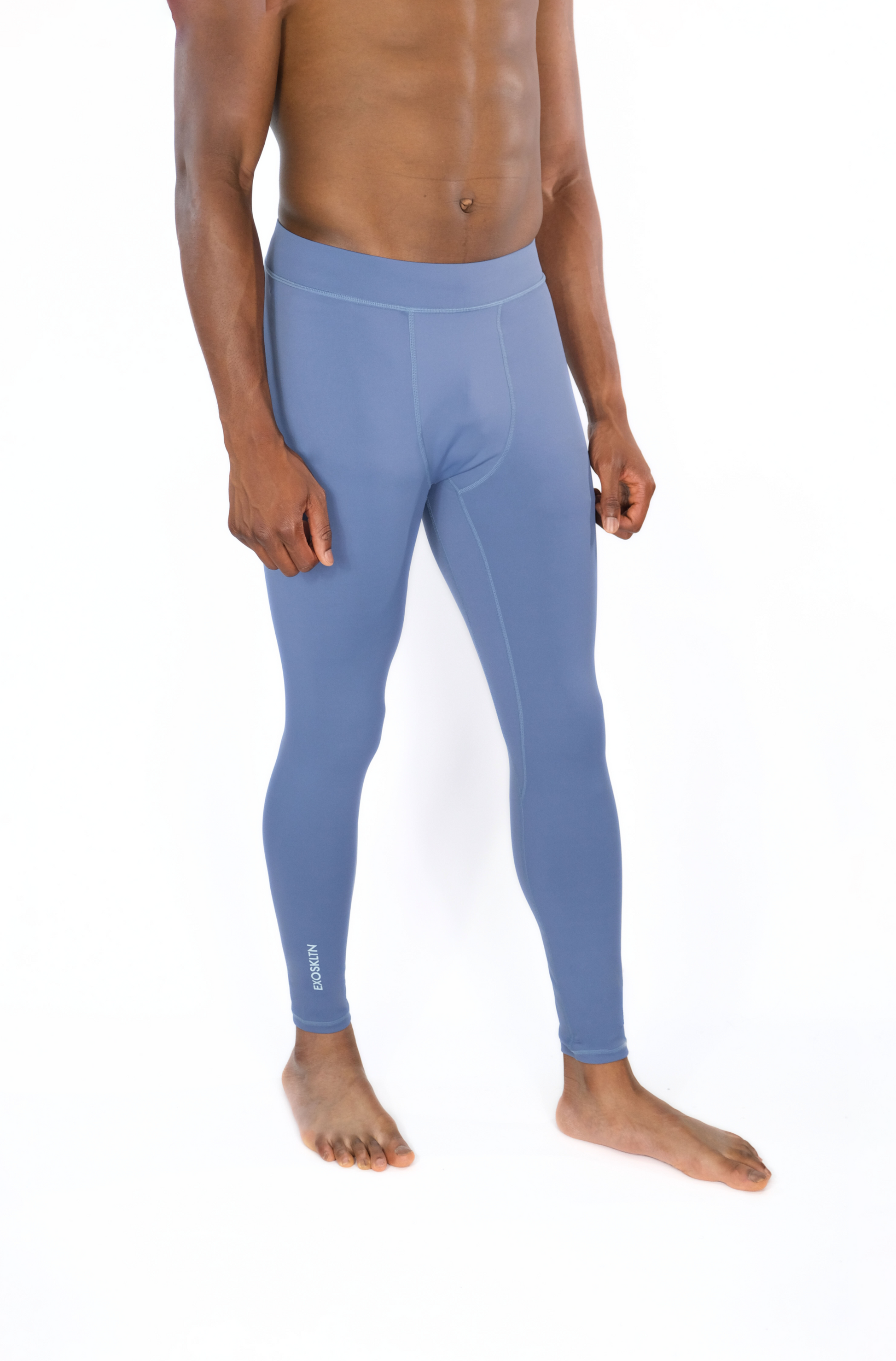 EXOPRO SPORT LEGGINGS STEEL BLUE