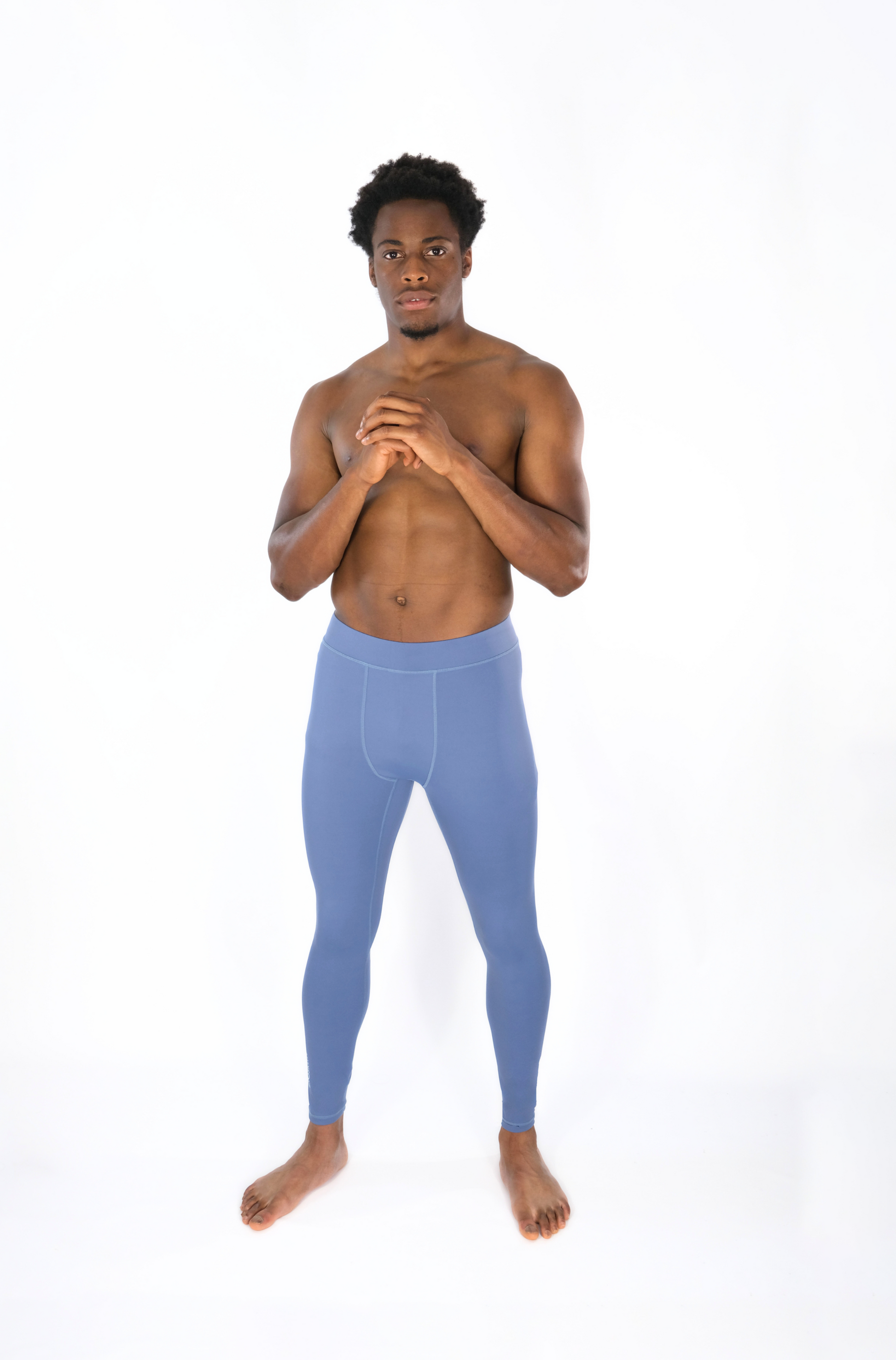 EXOPRO SPORT LEGGINGS STEEL BLUE