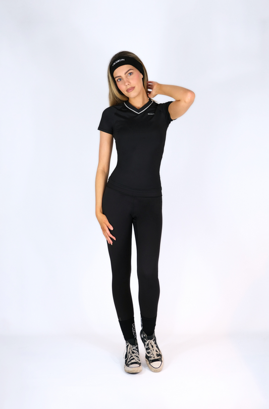 EXOPRO SPORT LEGGINGS ONYX BLACK