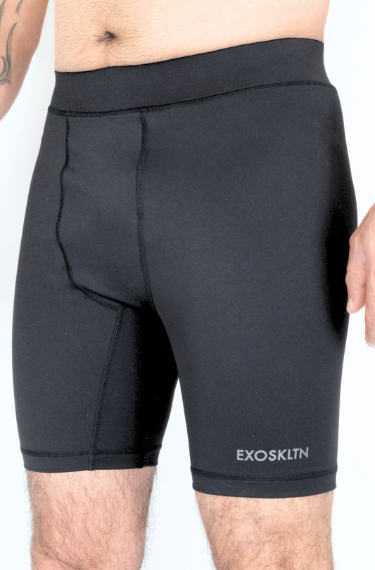 EXOPRO 1/2 LENGTH TIGHTS BLACK