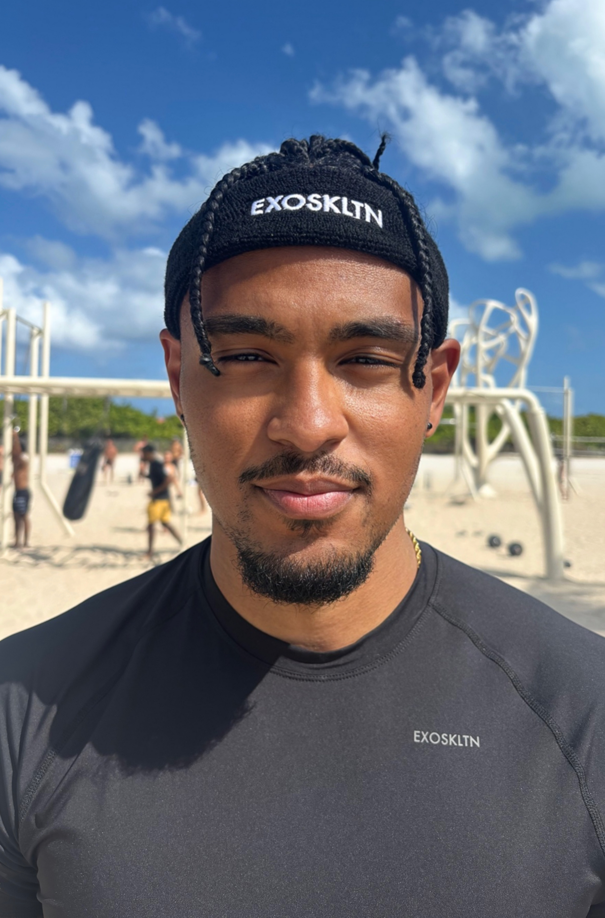 EXOSKLTN HEADBAND BLACK