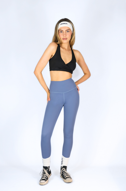EXOPRO SPORT LEGGINGS STEEL BLUE