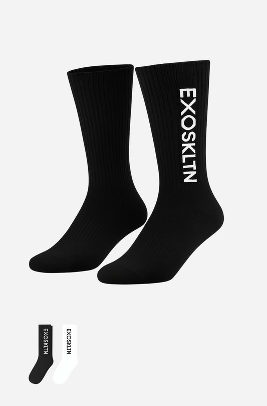 ICON SPORTS CREW SOCKS BLACK