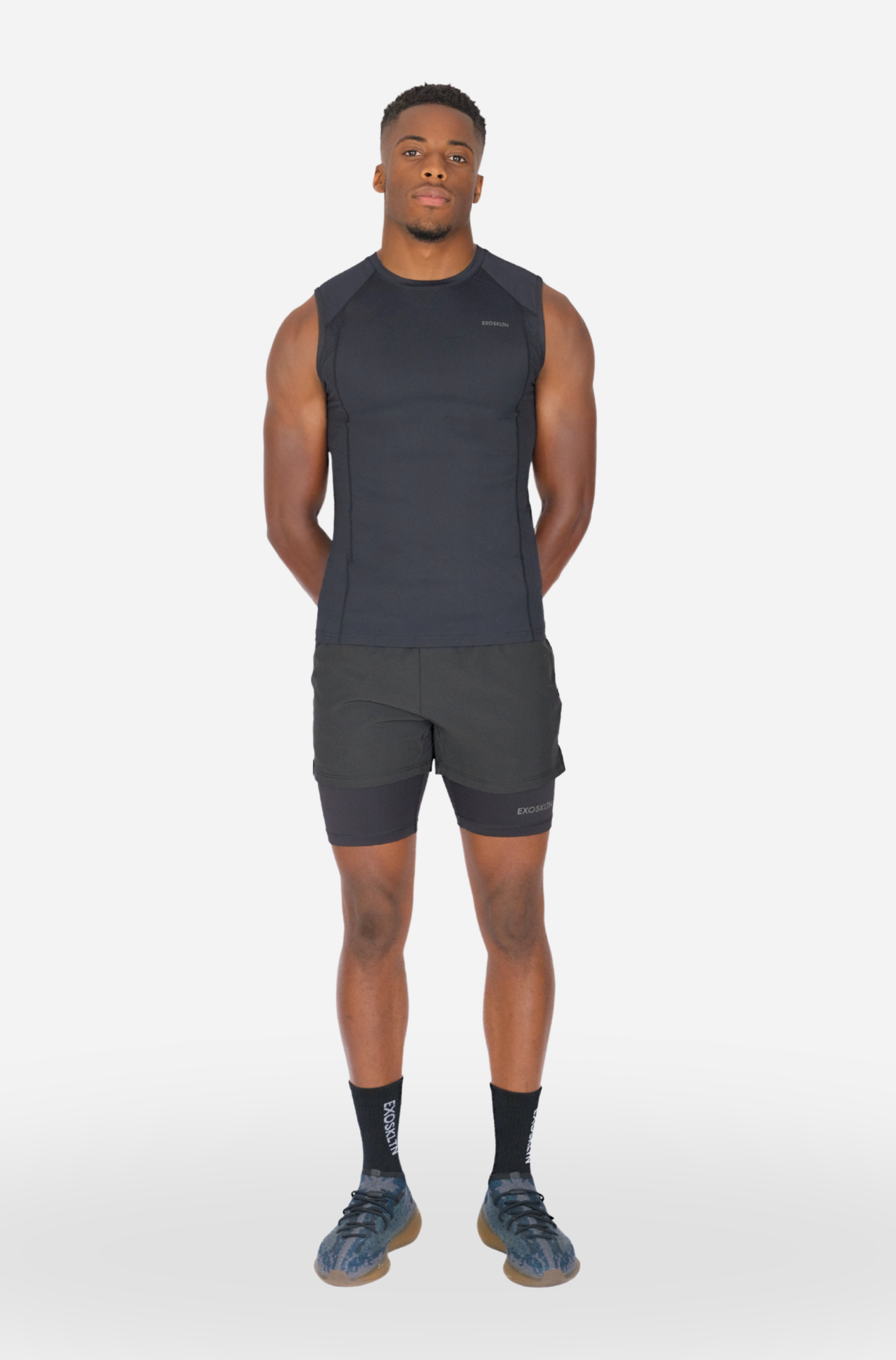 ICON SPORTS CREW SOCKS BLACK