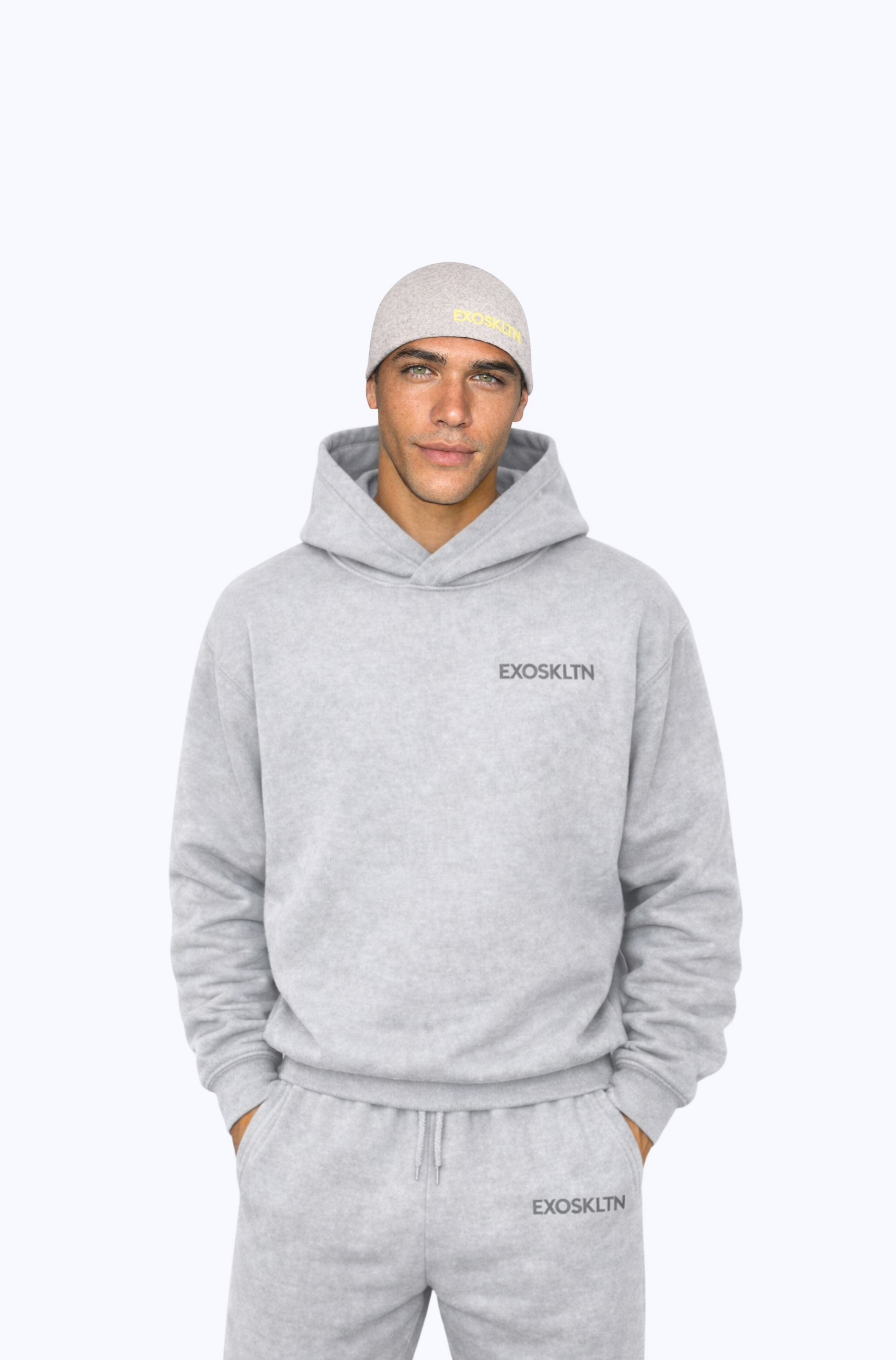 OFF DUTY HOODIE HEATHER GRAY