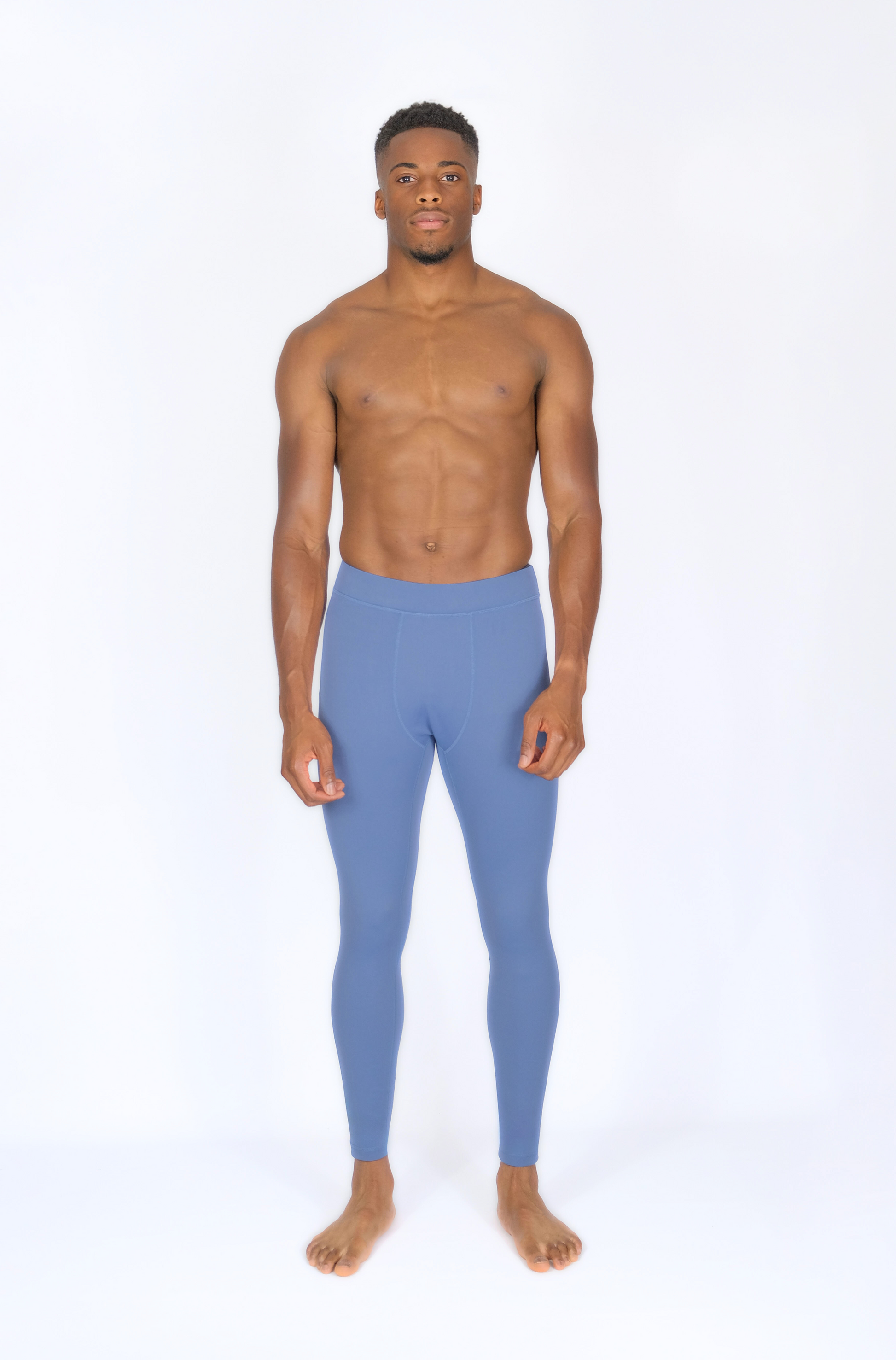 EXOPRO SPORT LEGGINGS STEEL BLUE
