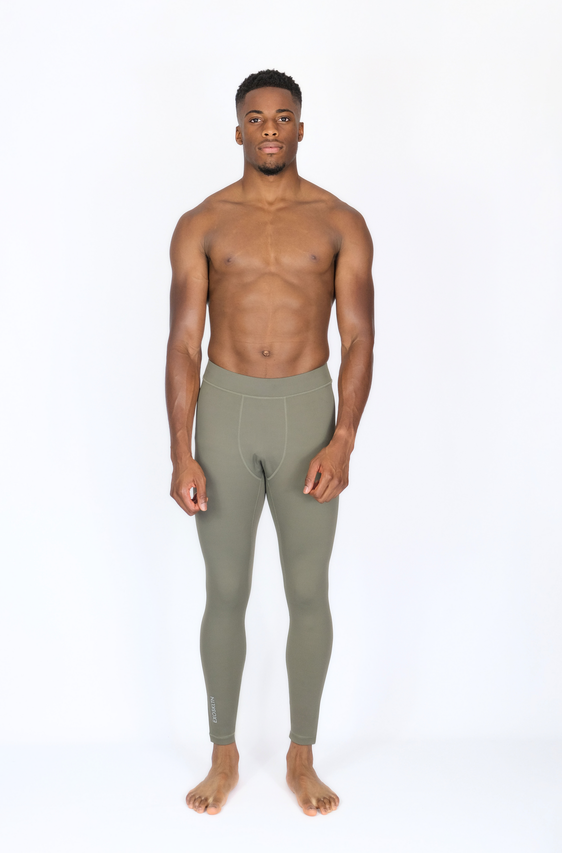 EXOPRO SPORT LEGGINGS OLIVE GREEN