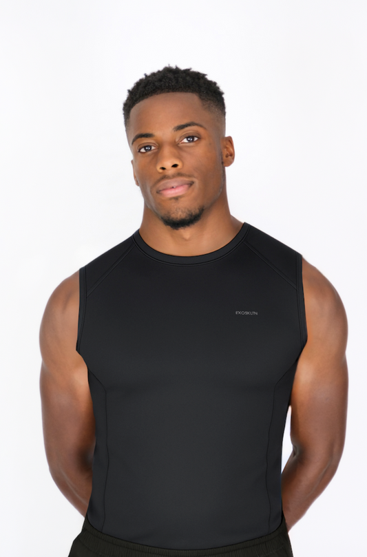 PRO SLEEVELESS TANK TOP BLACK