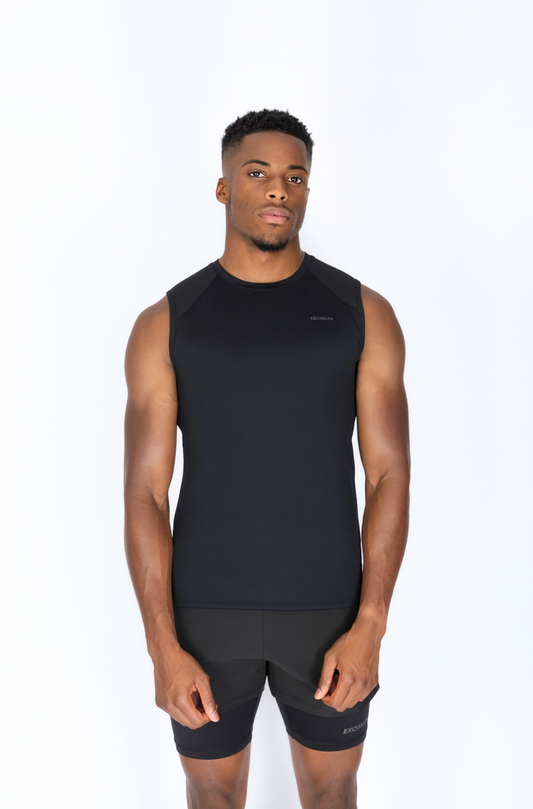 PRO SLEEVELESS TANK TOP BLACK
