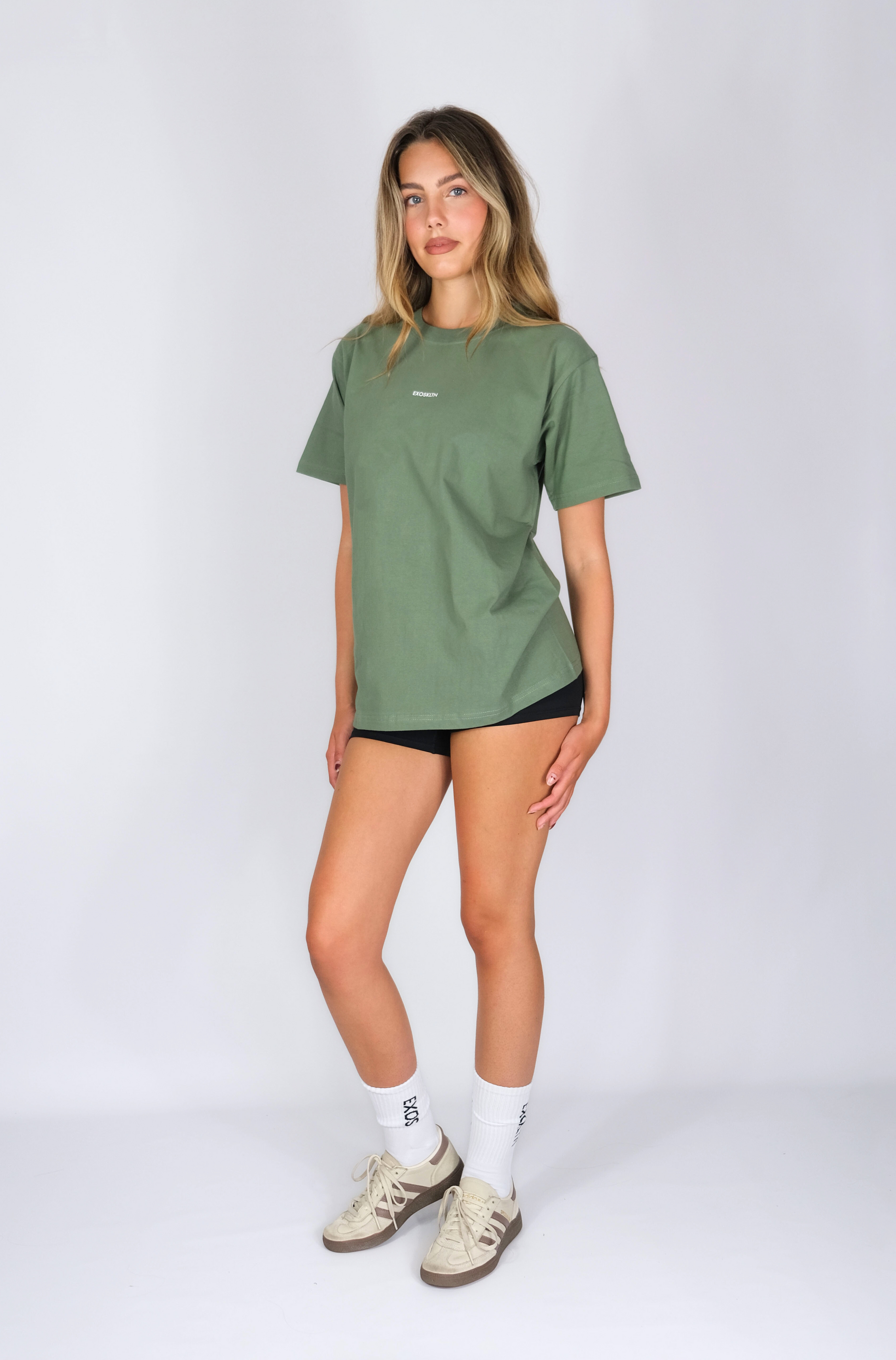 OVERSIZED TEE SAGE
