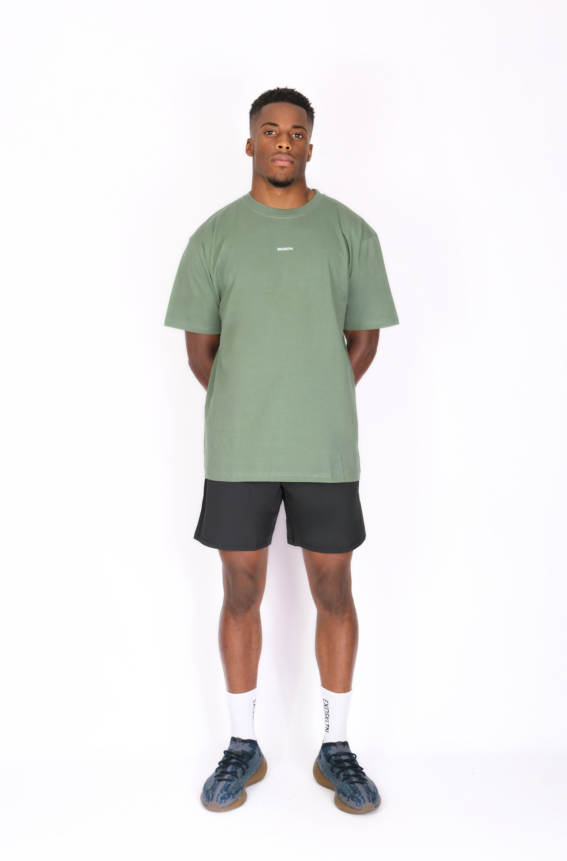 OVERSIZED TEE SAGE