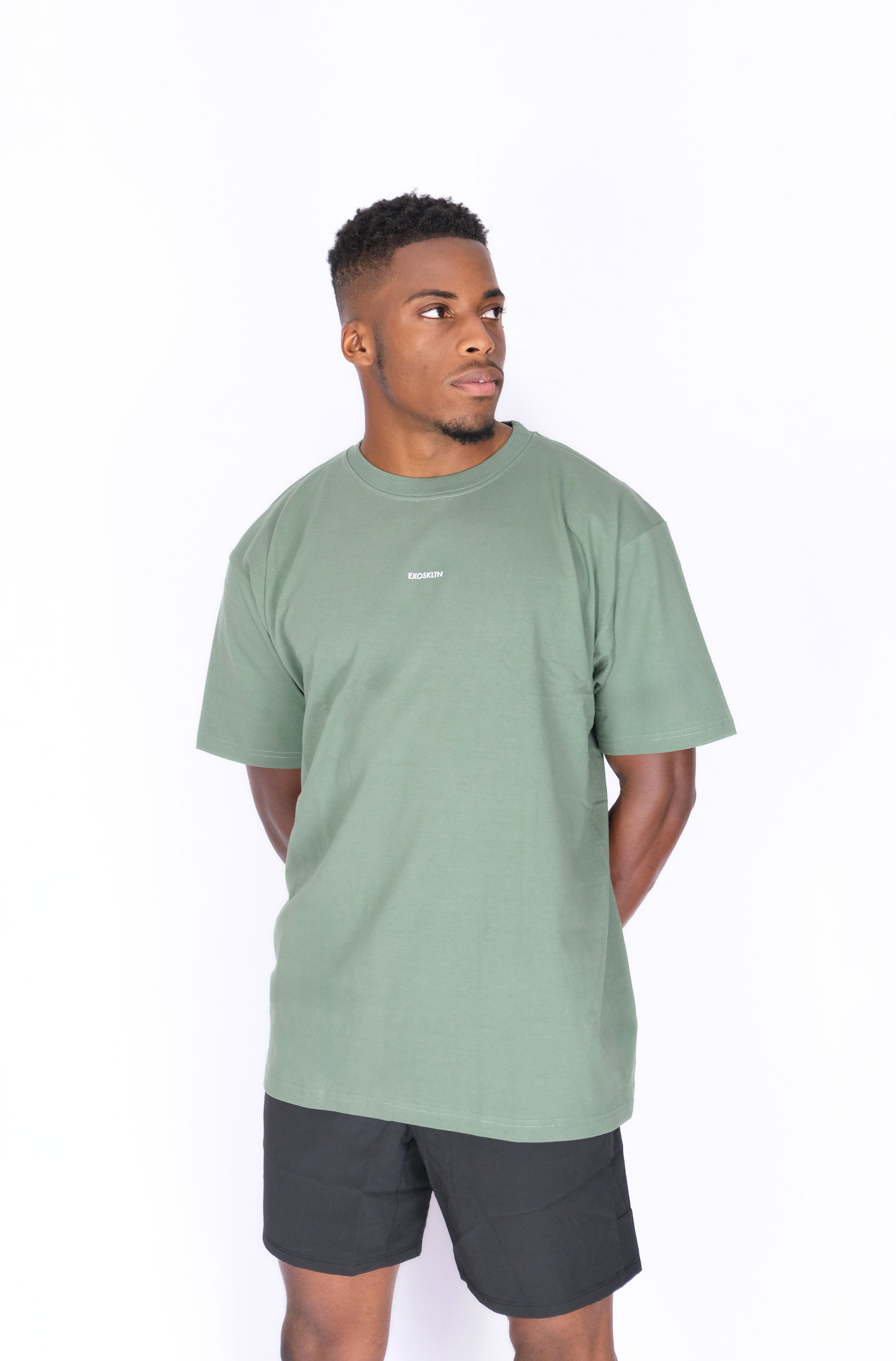 OVERSIZED TEE SAGE