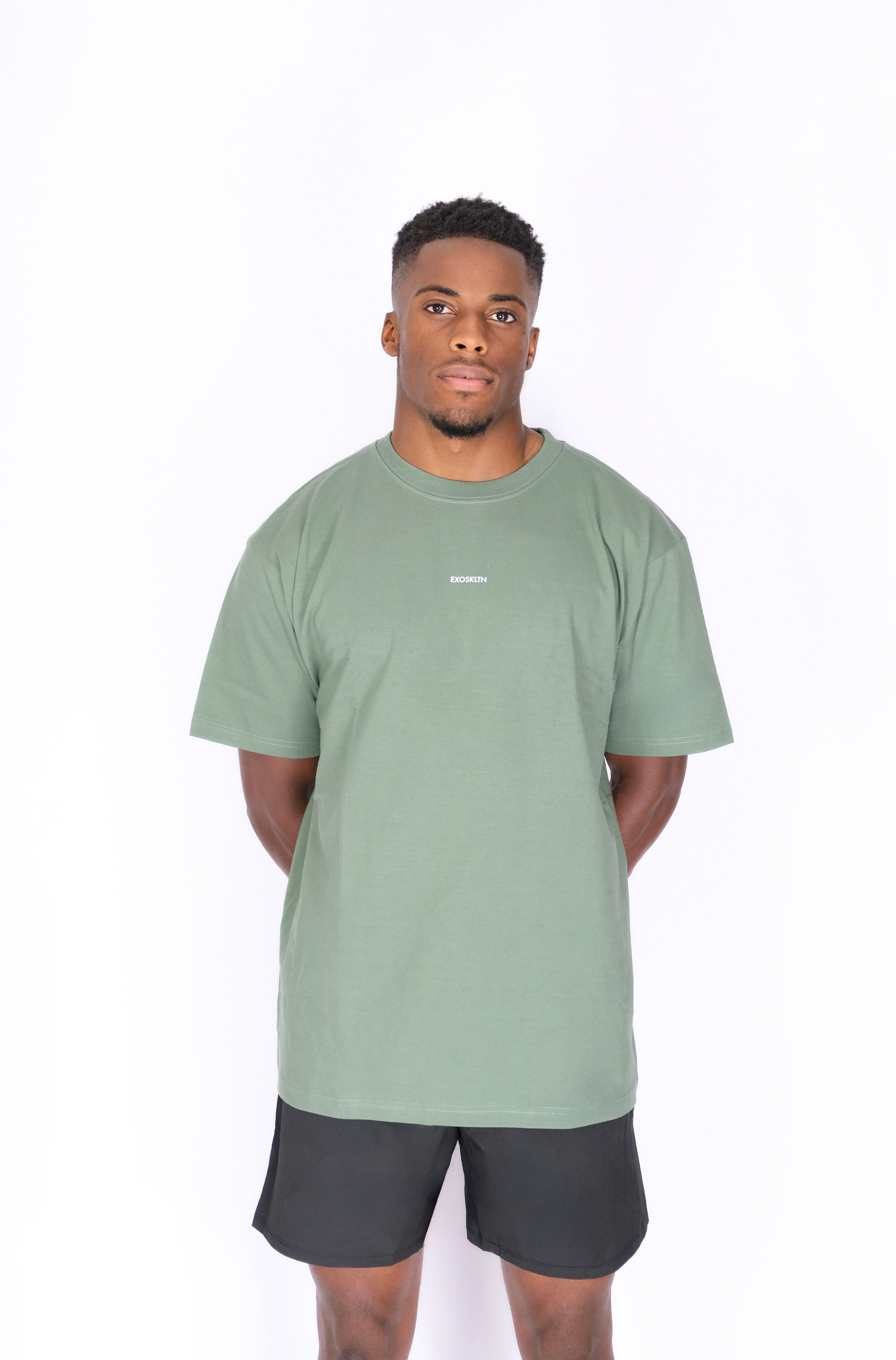 OVERSIZED TEE SAGE