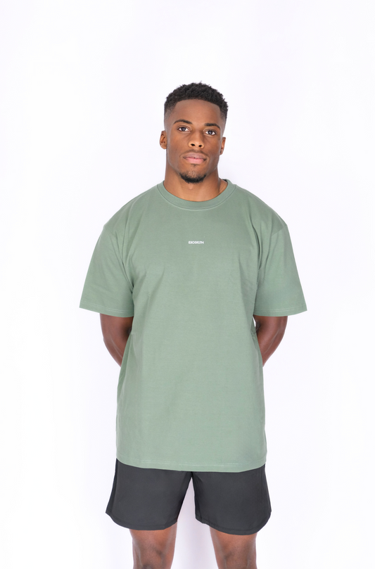 OVERSIZED TEE SAGE