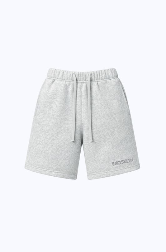 EXOSKLTN EVERYDAY SHORTS HEATHER GRAY