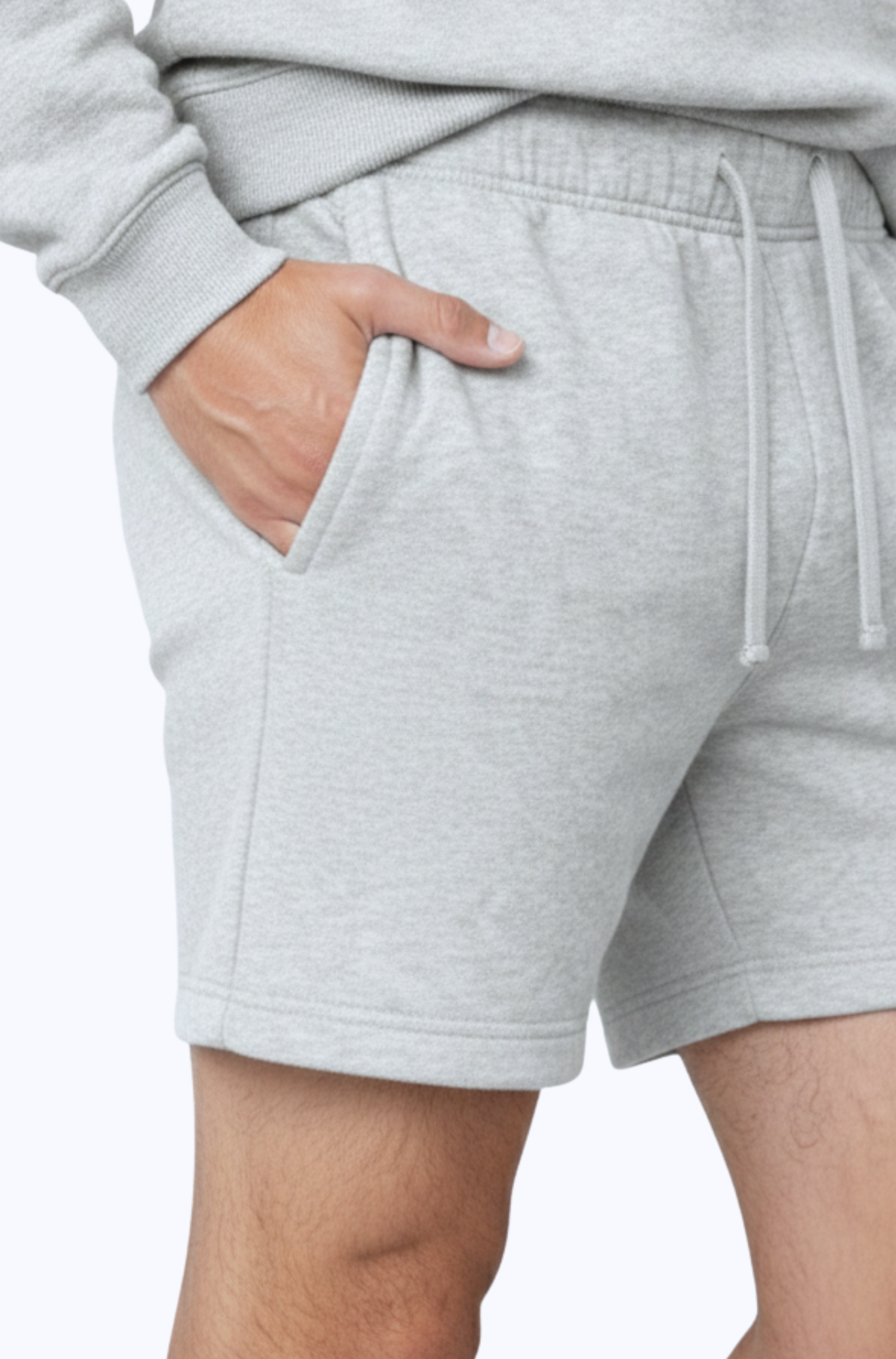 EXOSKLTN EVERYDAY SHORTS HEATHER GRAY