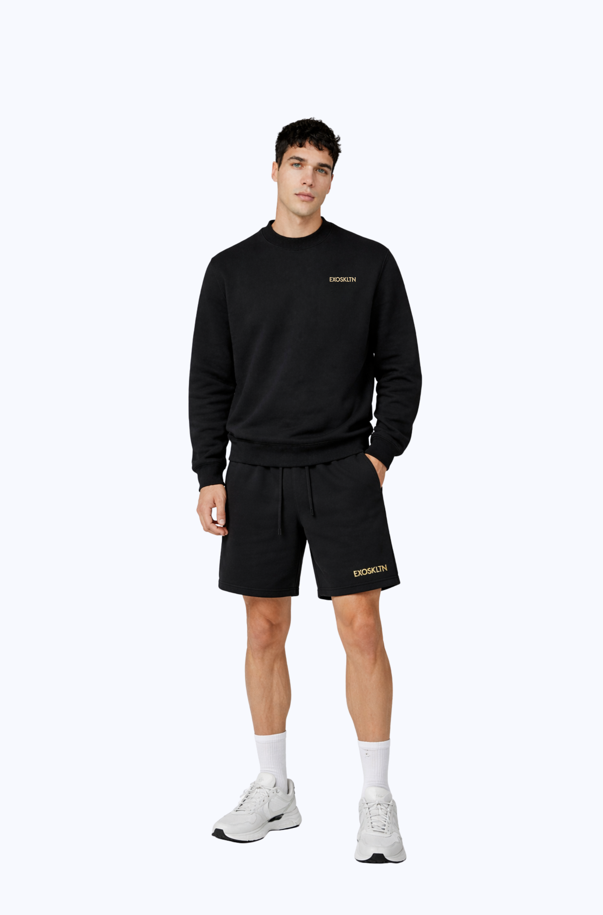 EXOSKLTN EVERYDAY SHORTS BLACK