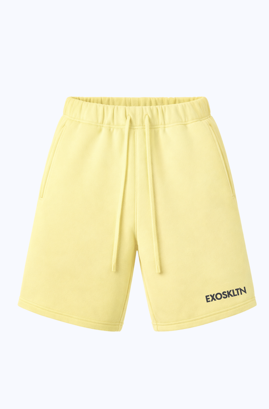 Cotton Shorts Yellow
