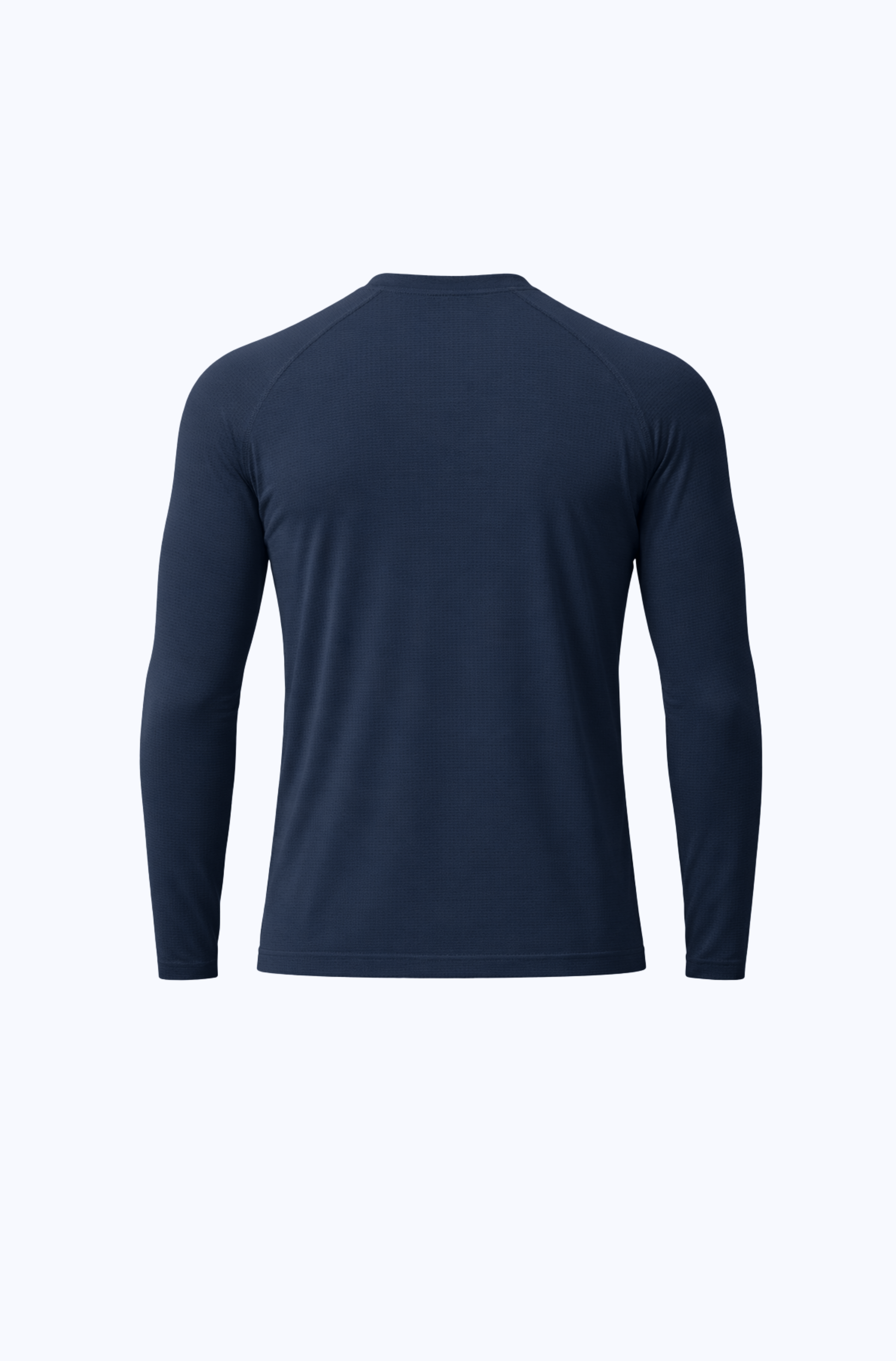 MUSCLE FIT LONG SLEEVE NAVY BLUE