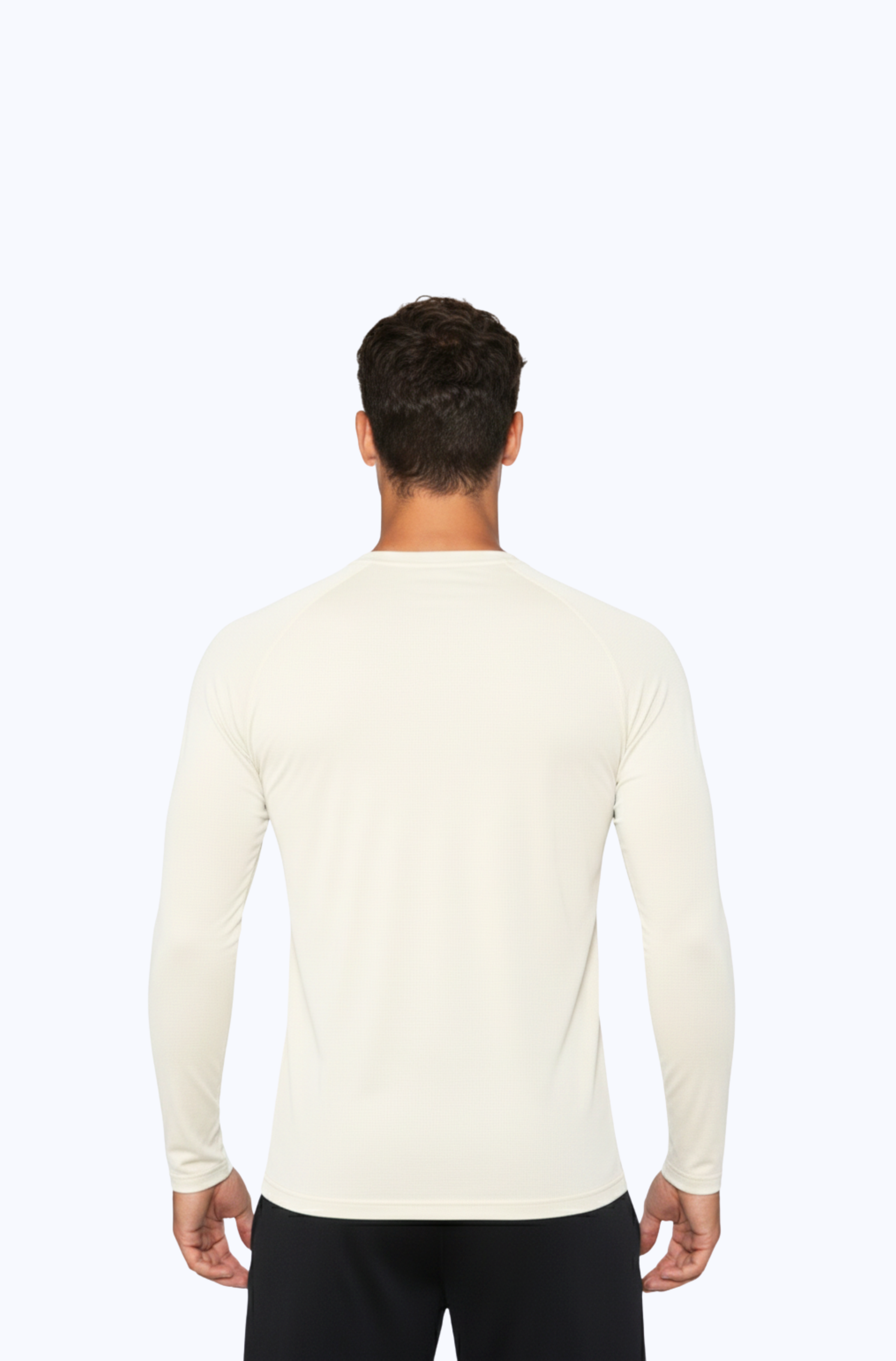 MUSCLE FIT LONG SLEEVE CREAM