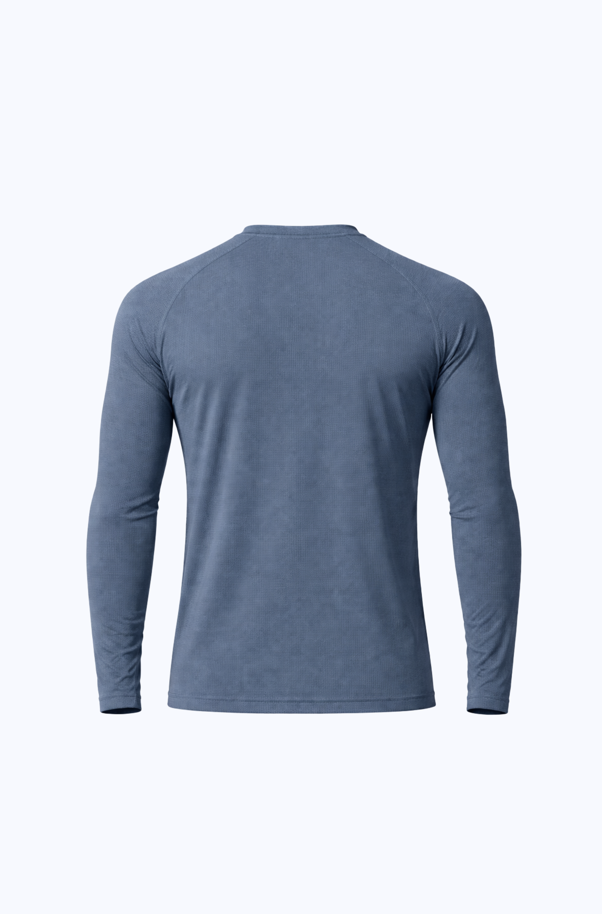 MUSCLE FIT LONG SLEEVE MONACO BLUE