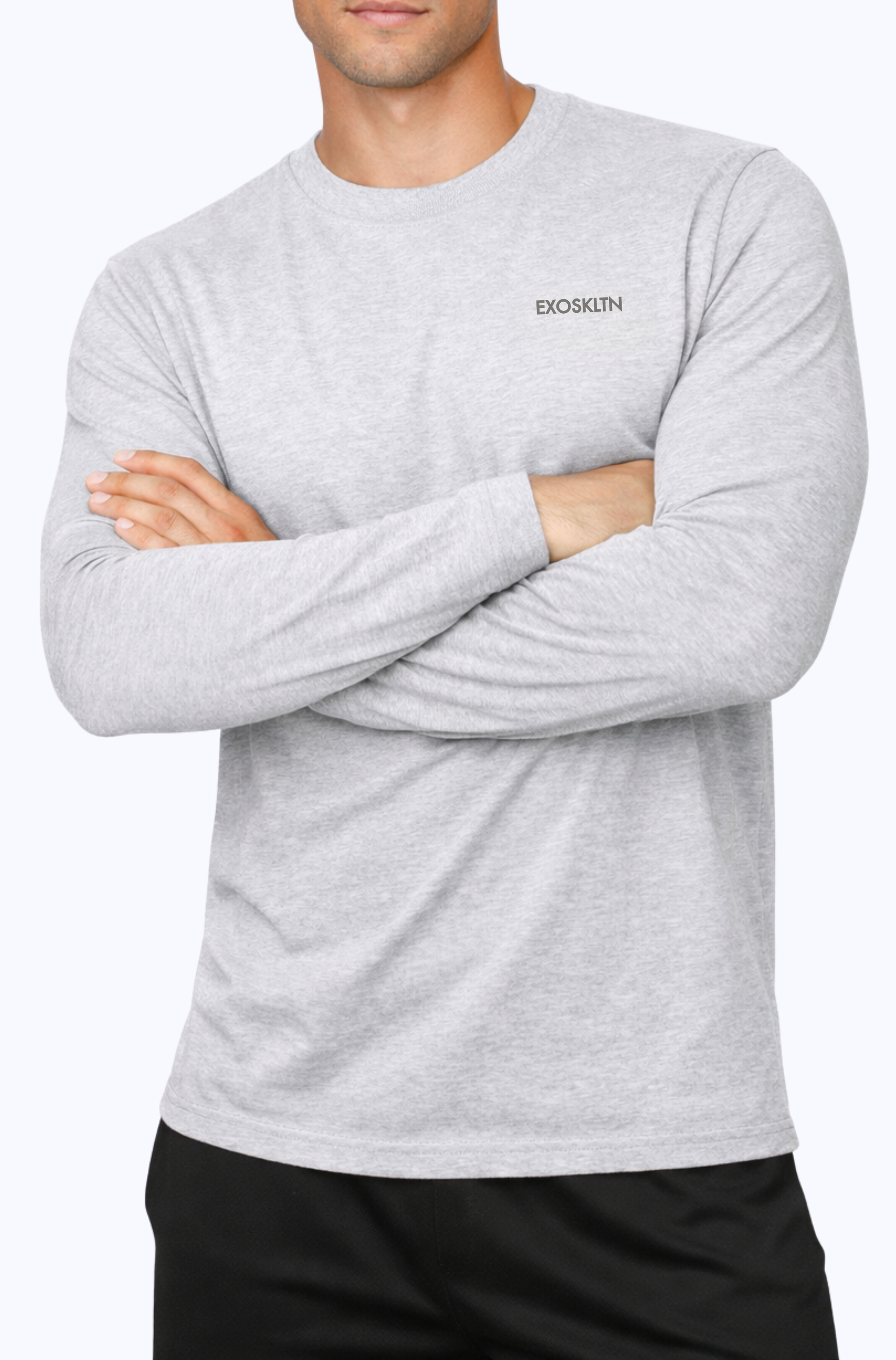 EVERYDAY LONG SLEEVE TOP GRAY