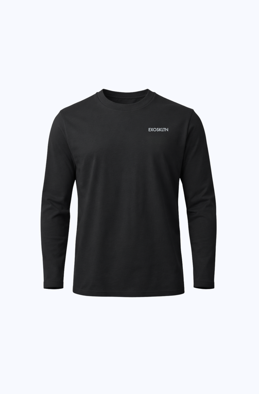 EVERYDAY LONG SLEEVE TOP BLACK