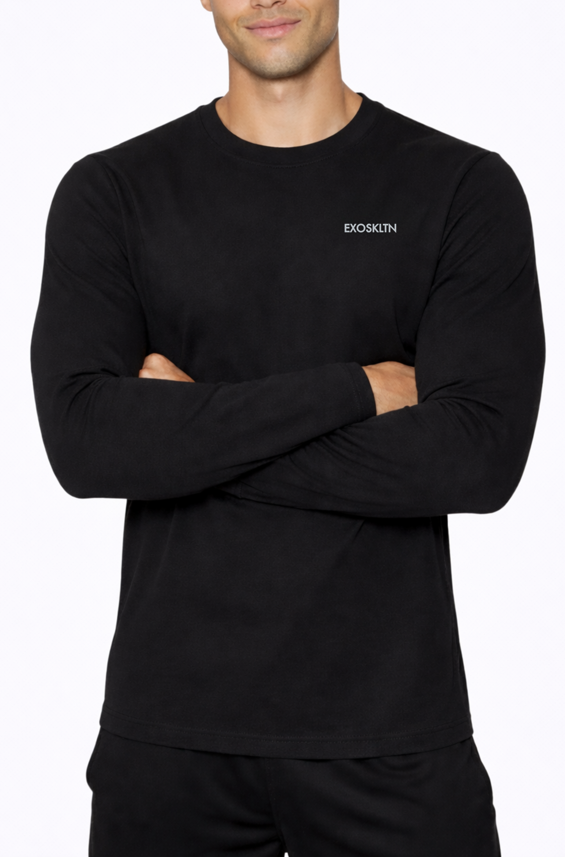 EVERYDAY LONG SLEEVE TOP BLACK