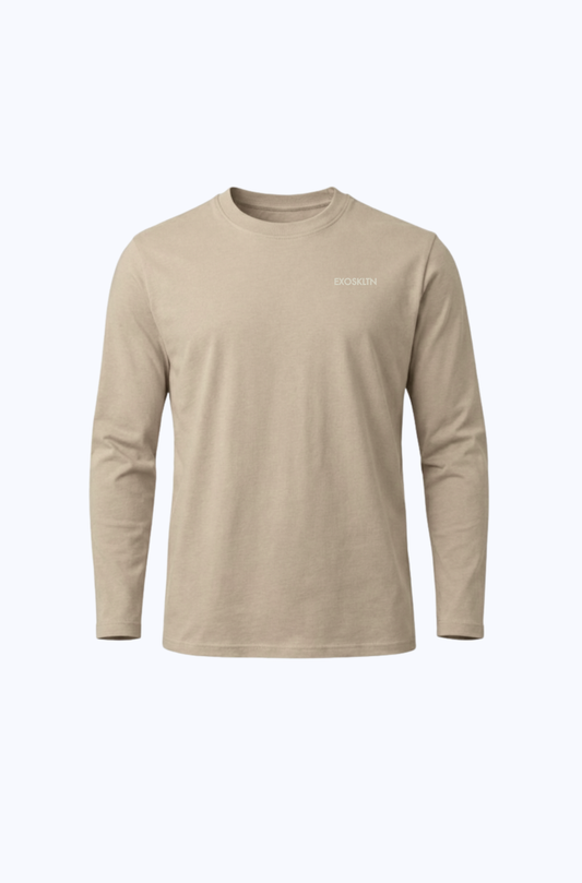 EVERYDAY LONG SLEEVE TOP SAND
