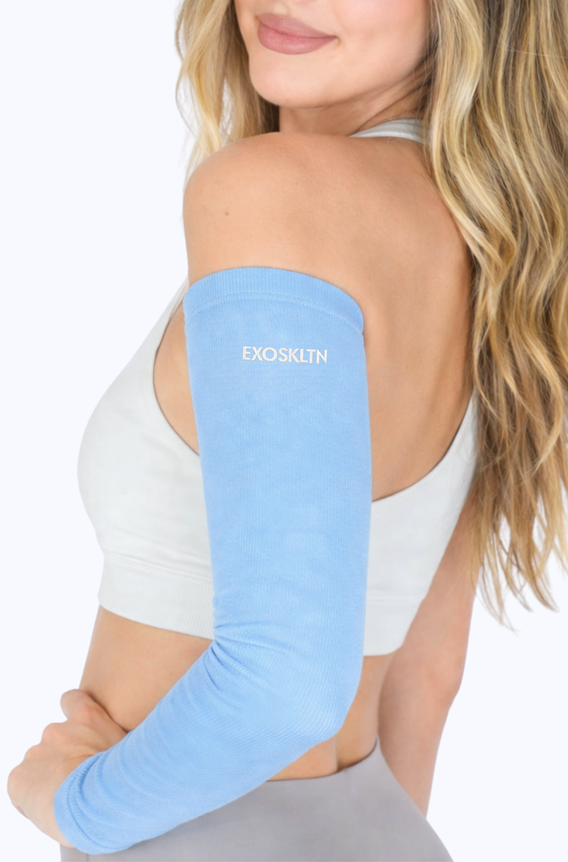 COMP ARM SLEEVES SKY BLUE
