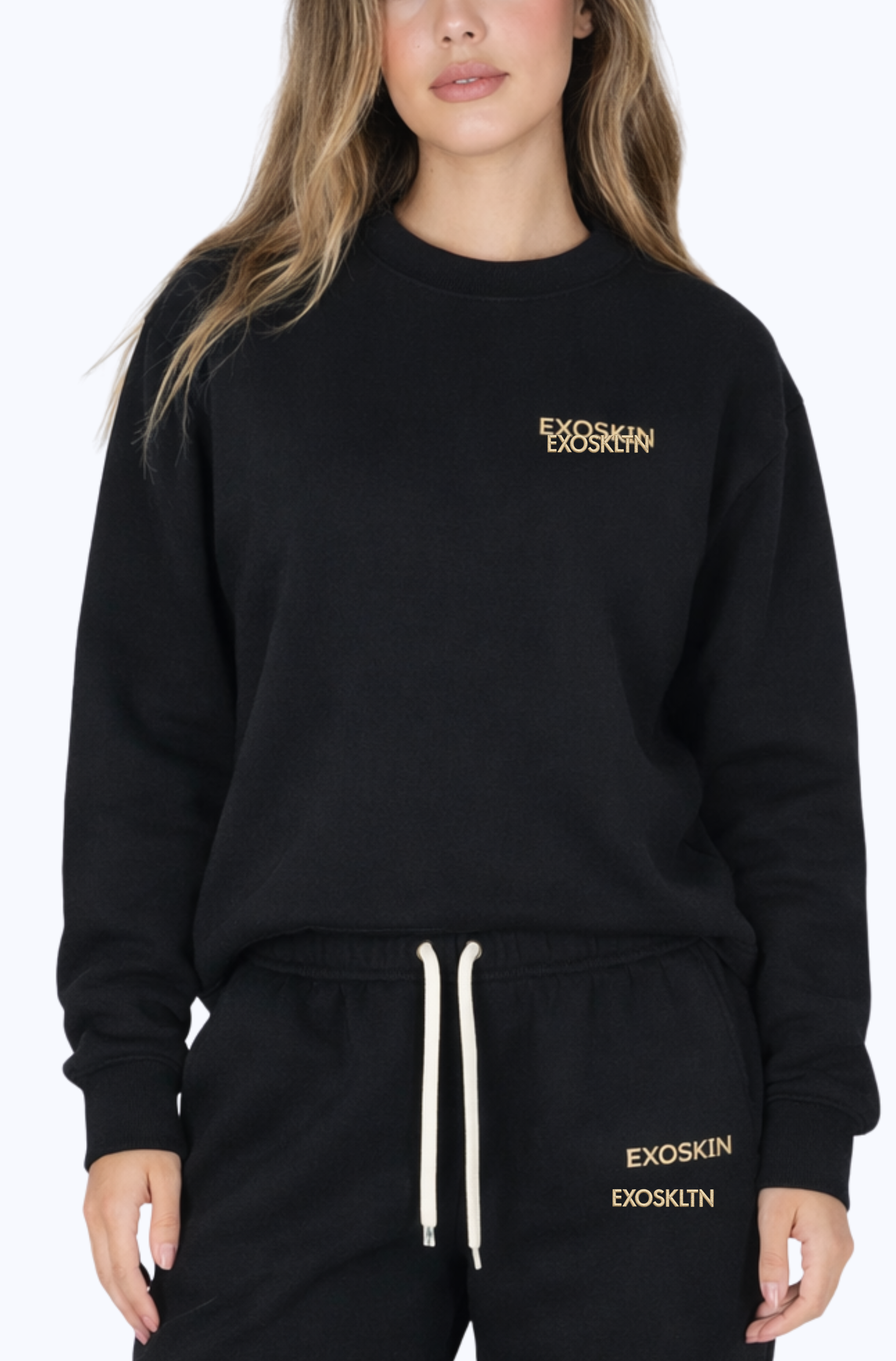 EXOSKLTN SWEATSHIRT BLACK