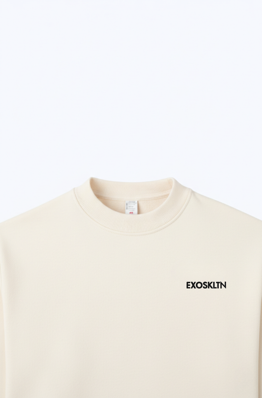 EXOSKLTN SWEATSHIRT CREAM