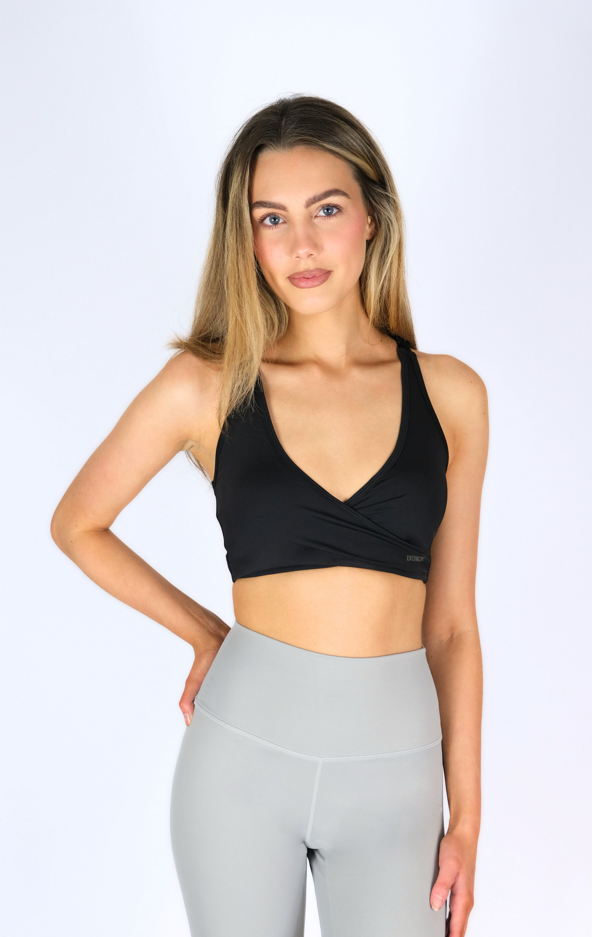EXOSKLTN WRAP SPORTS BRA