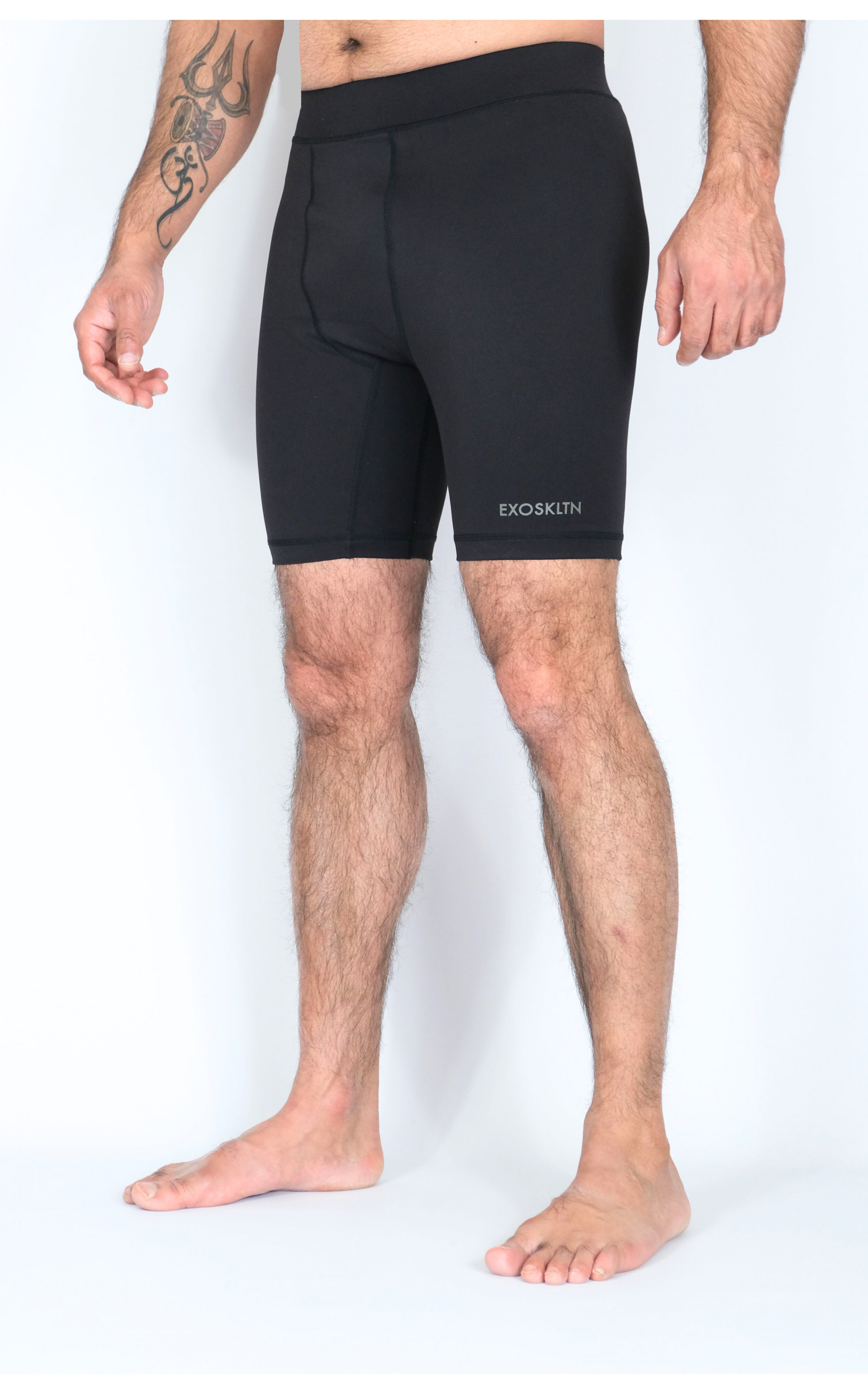 EXOPRO 1/2 LENGTH TIGHTS BLACK