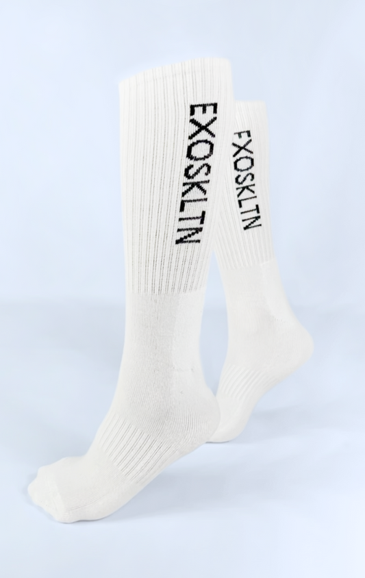 PERFORMANCEMAX SPORTS CREW SOCKS WHITE - UNISEX