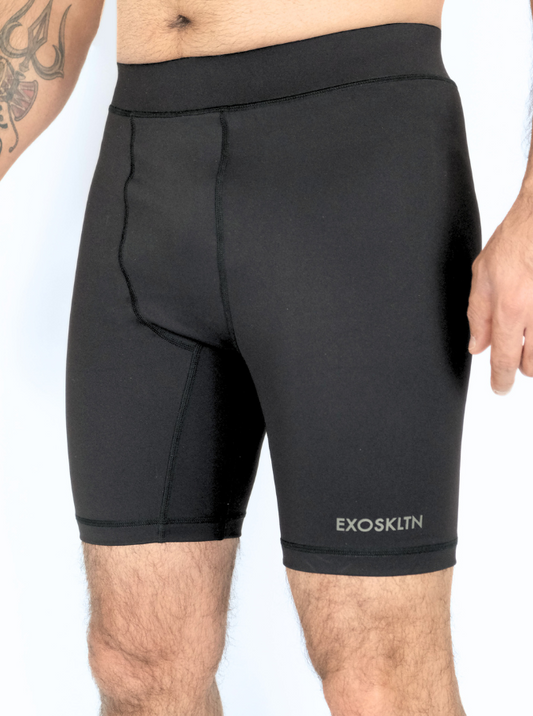 EXOPRO 1/2 LENGTH TIGHTS BLACK