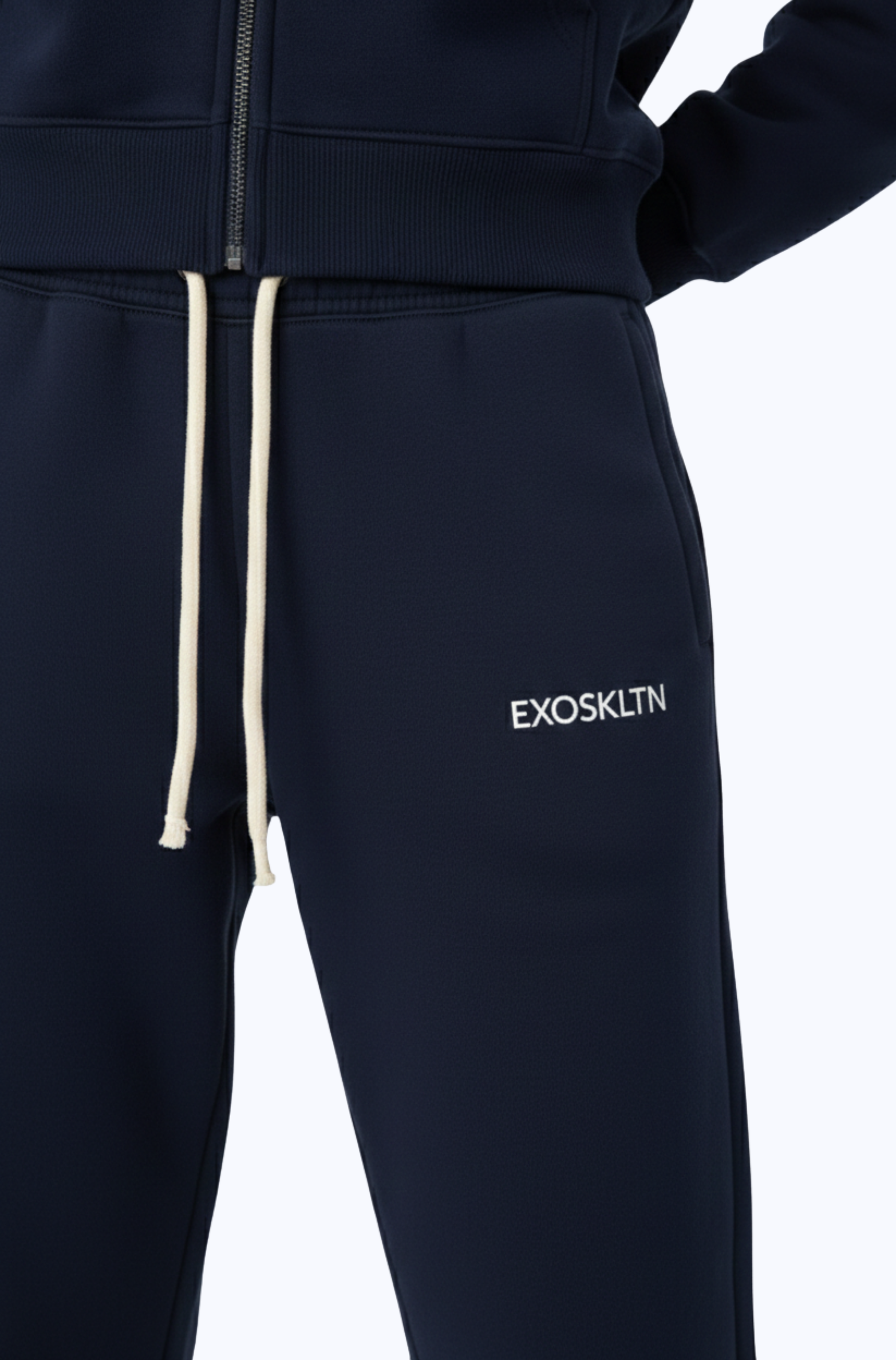 STRAIGHT LEG BOTTOMS NAVY BLUE