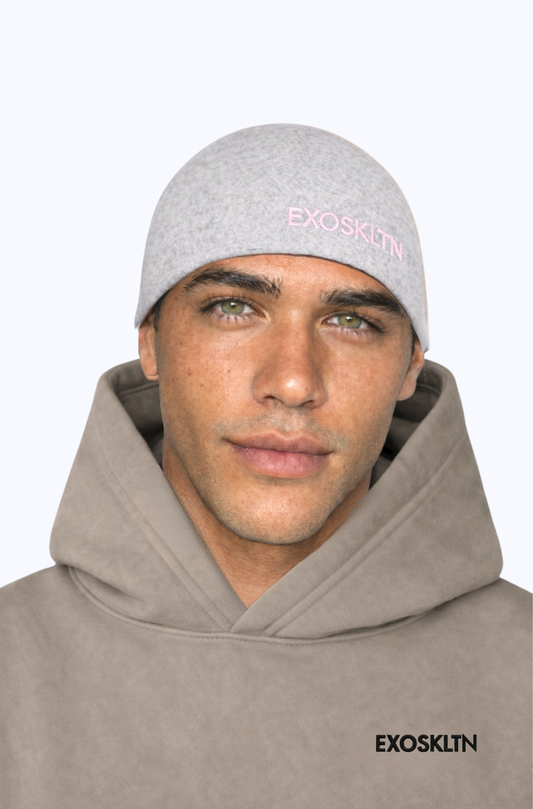 EXOSKLTN ESSENTIAL HOODIE COFFEE GRAY