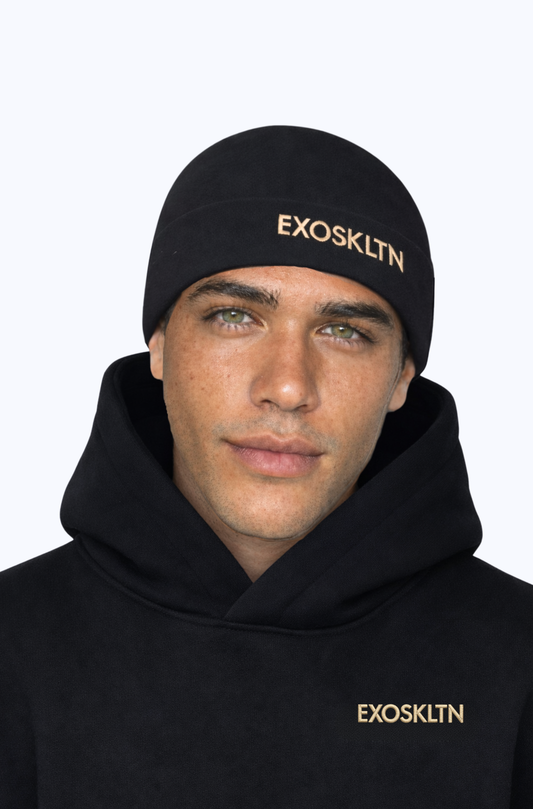 EXOSKLTN ESSENTIAL HOODIE BLACK