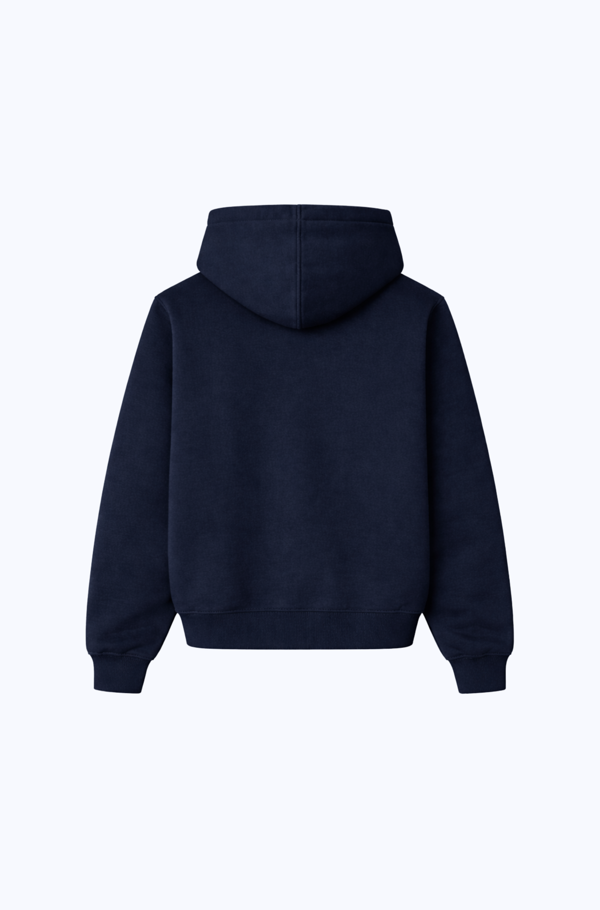 EXOSKLTN ZIP UP HOODIE NAVY BLUE