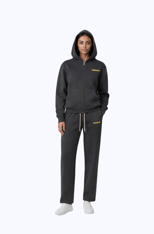 STRAIGHT LEG BOTTOMS GRAPHITE GRAY