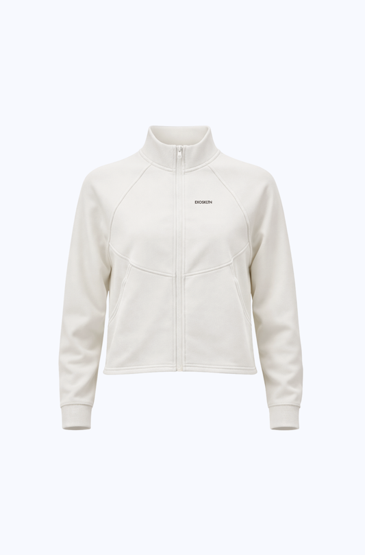 TRAINING ZIP UP OFF WHITE